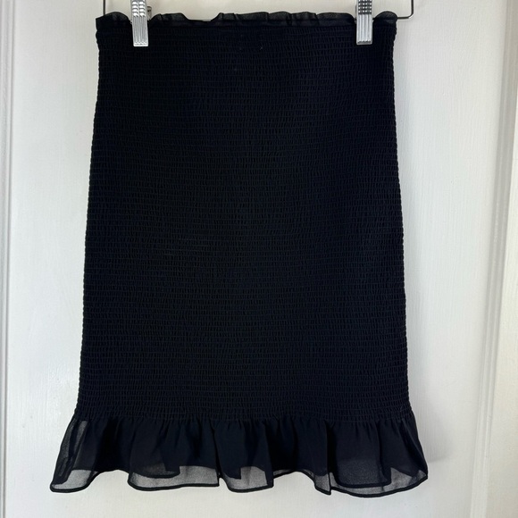 Aritzia Wilfred Ballad Smocked Ruffle Mini Skirt - Picture 6 of 7